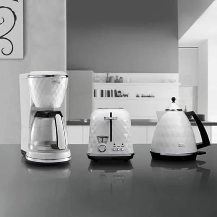 DeLonghi CTJ 2103.W Doppelschlitztoaster, 900W, 5 Bräunungsstufen, weiß – Bild 5