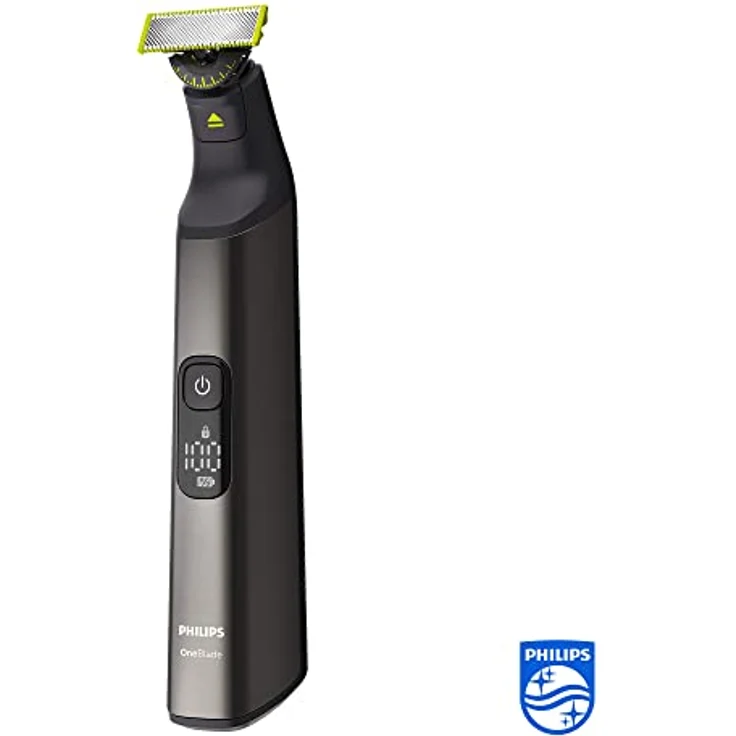 Philips OneBlade Pro 360 Face & Body, Trimmen, Stylen & Rasieren, inkl. 2 Originalklingen, Präzisionsaufsatz, und 2 Trimm-Aufsätzen (Modell QP6551/30) – Bild 2