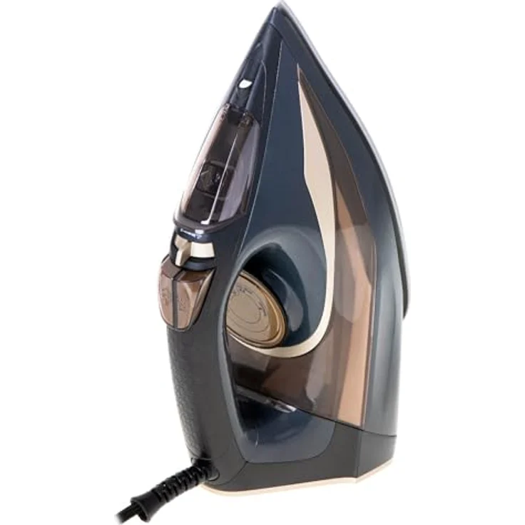 Camry Steam Iron CR 5036 3400 W Water tank capacity 360 ml Continuous steam 50 g/min Black/Gold – Bild 3