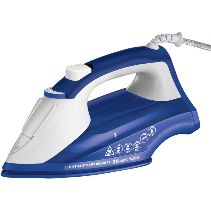 RUSSELL HOBBS Dampfbügeleisen 26483-56 Light and Easy Brights Sapphire, 2400 W - Leichtes Bügeln mit kraftsparender Keramiksohle und automatischem Dampf