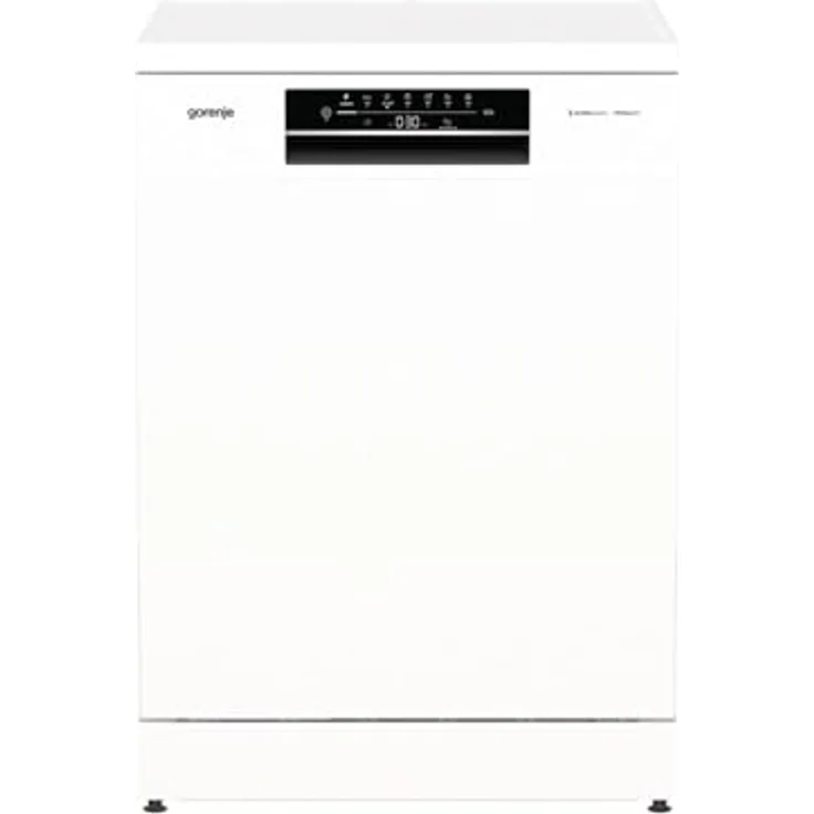 Gorenje GS642D90W, Freistehender Geschirrspüler, 60 cm, Weiß, mit TotalDry und automatischer Türöffnung, Energieeffizienzklasse D