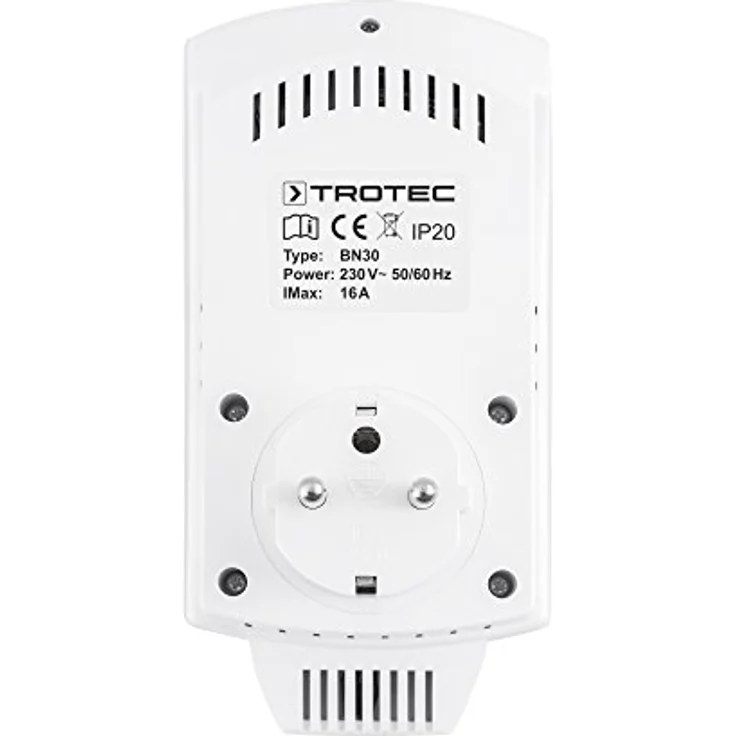 TROTEC Steckerthermostat BN30 Thermoschalter für Infrarotheizung Raumthermostat, 5-30 °C – Bild 2