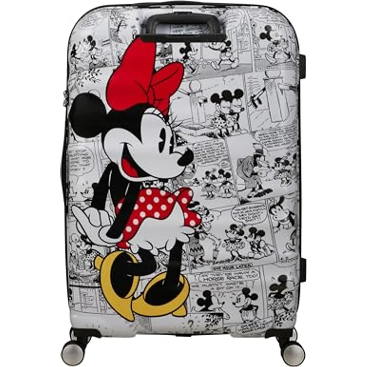 American Tourister Wavebreaker Disney FL - Spinner L, Koffer, 77 cm, 96 L, Mehrfarbig (Minnie Comics White) – Bild 4