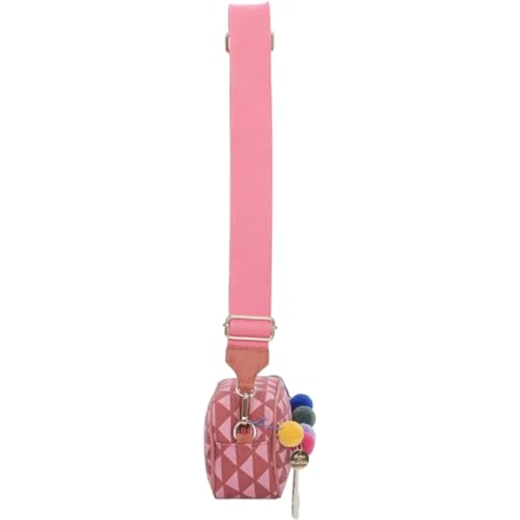 Fritzi aus Preußen Fritzi x Frida Kahlo Easy Go, Limited Umhängetasche aus 100% Baumwolle, 19.5 cm x 7.5 cm x 12 cm, pink – Bild 3