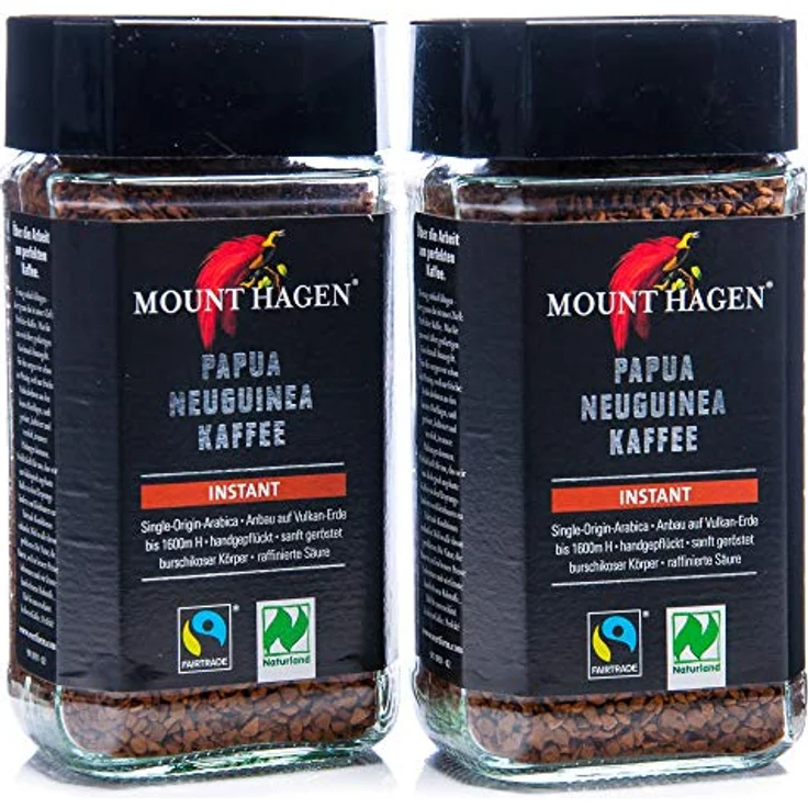 Mount Hagen Bio Instant Kaffee 100g – Bild 2