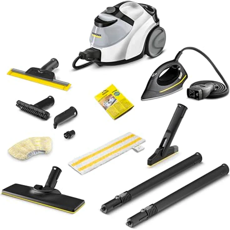 Kärcher Dampfreiniger SC 5 EasyFix Iron Select Bath Edition, max. 4,2 bar Dampfdruck, 180 s Aufheizzeit, 2.250 W Leistung, 150 m² Flächenleistung, 1,5 l Tank – Bild 1