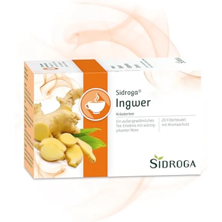 Sidroga Ingwer Tee, Filterbeutel 20x0,75 g für aromatischen Aufguss