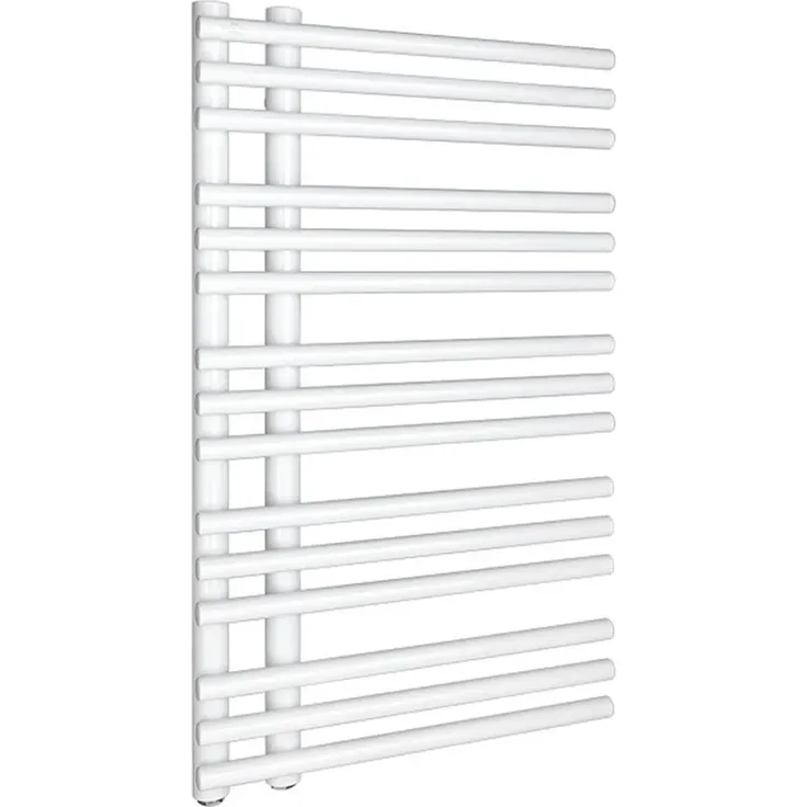 Glasdeals Badheizkörper CANVAS, 140 x 60 cm mit Mittelanschluss, pulverbeschichtet in Weiß RAL9016