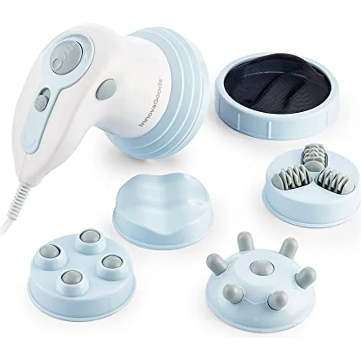 InnovaGoods, Wellness Beauté Cellyred 5-in-1 Massagegerät mit Infrarotwärme, Anti-Cellulite, Rotations- und Vibrationsbewegung, verschiedene Massageköpfe – Bild 1