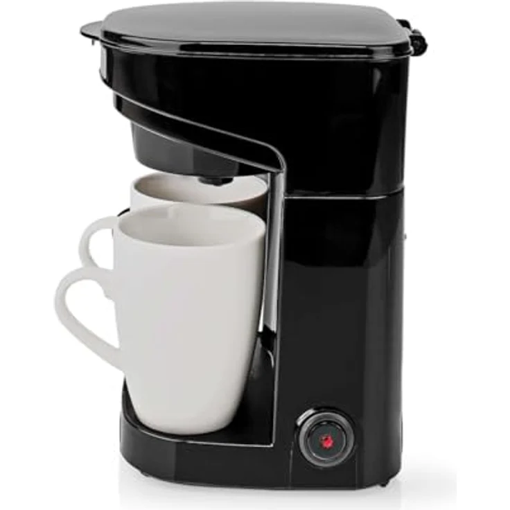 MELISSA Butler Compact Kaffeemaschine, 2 Tassen, 0,25 L, 450 W, energiesparend mit automatischer Abschaltung, inkl. Nylonfilter, ideal für Wohnmobil und kleine Küchen – Bild 3