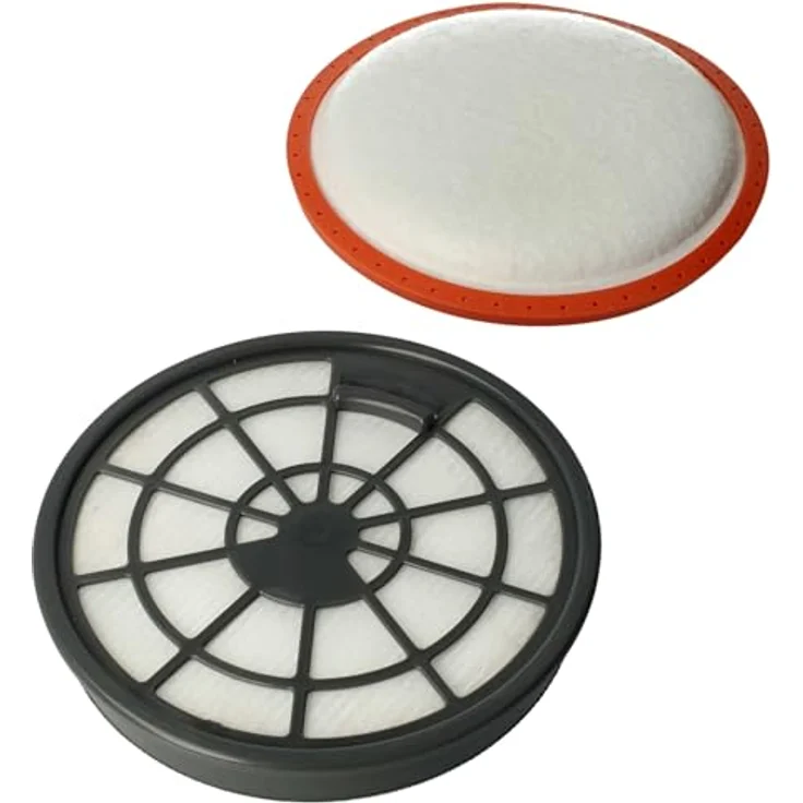Vhbw Filter-Set kompatibel mit Dirt Devil DD2720, DD2720-1, DD2720-0, DD2720-2, DD2720-3, 4x Filter (2x Abluftfilter weiß/grau, 1x Motorschutzfilter weiß/orange) – Bild 4
