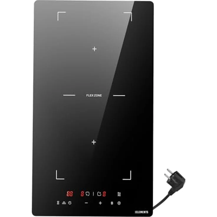 KB Elements 2-Zonen Induktions-Kochfeld, 3500 Watt, Flexzone, Warmhaltefunktion, Schwarz – Bild 1