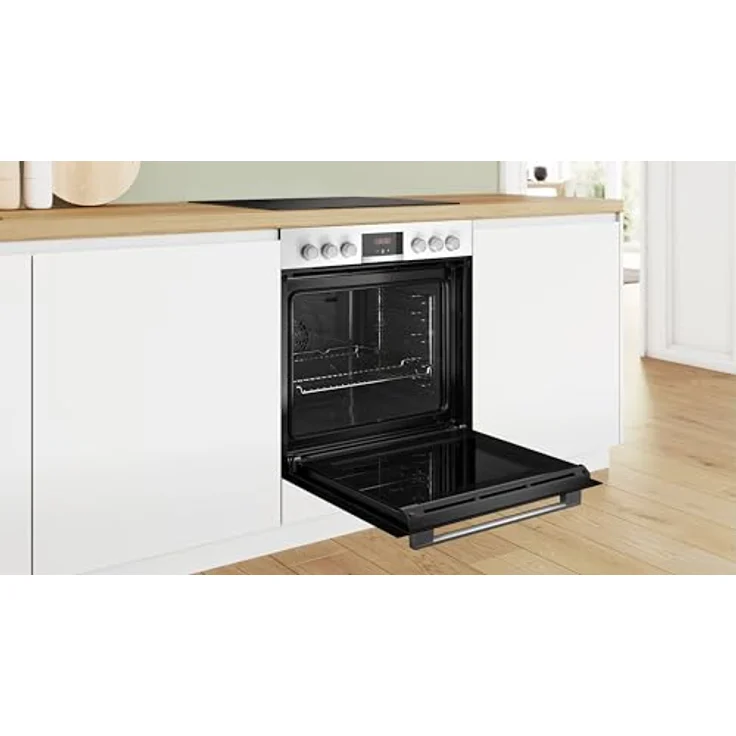 Bosch HND411LW63, Einbau-Herdset mit 3D-Heißluft, 71 l Garraum, versenkbaren Knebeln, Schwarz – Bild 11