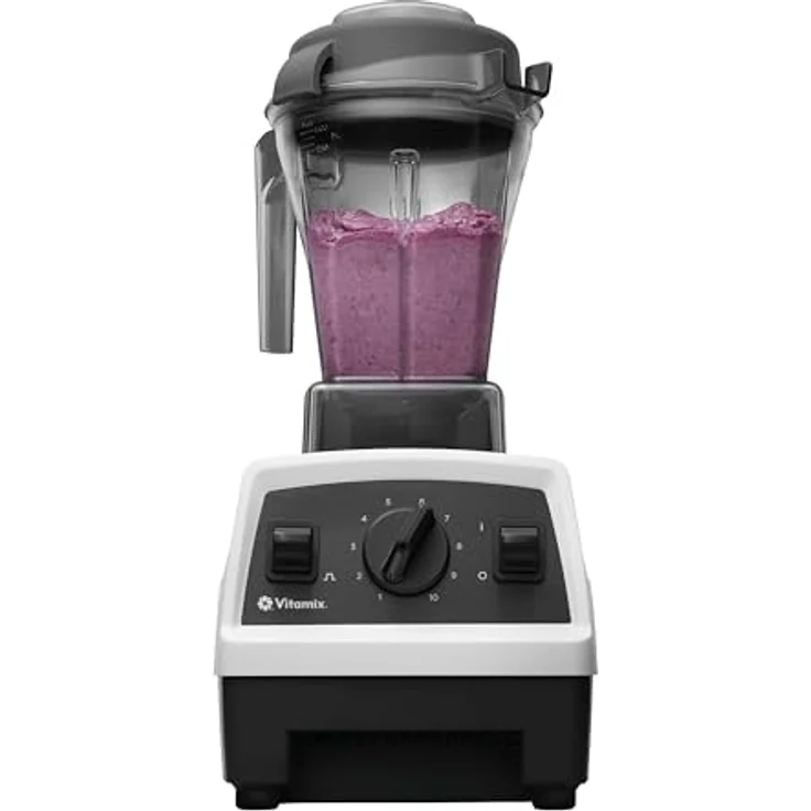 Vitamix E310 Explorian Mixer, 1,4-Liter BPA-freier Behälter, variable Geschwindigkeitsregelung, selbstreinigend, weiß – Bild 2
