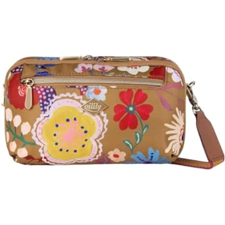 Oilily Tide Spirits Sutton, Umhängetasche 22 cm aus strapazierfähigem Polyester mit Reißverschluss und verstellbarem Umhängeriemen