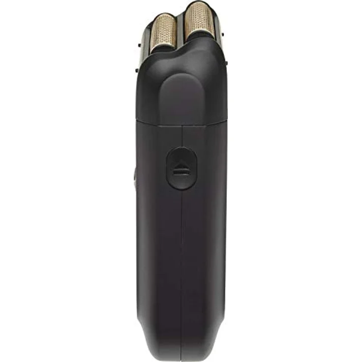 Efalock GOAL Rasierer Finishing Shaver Netz- und Akkubetrieb schwarz elektronisch Gold-Titanium Scherfolie – Bild 3