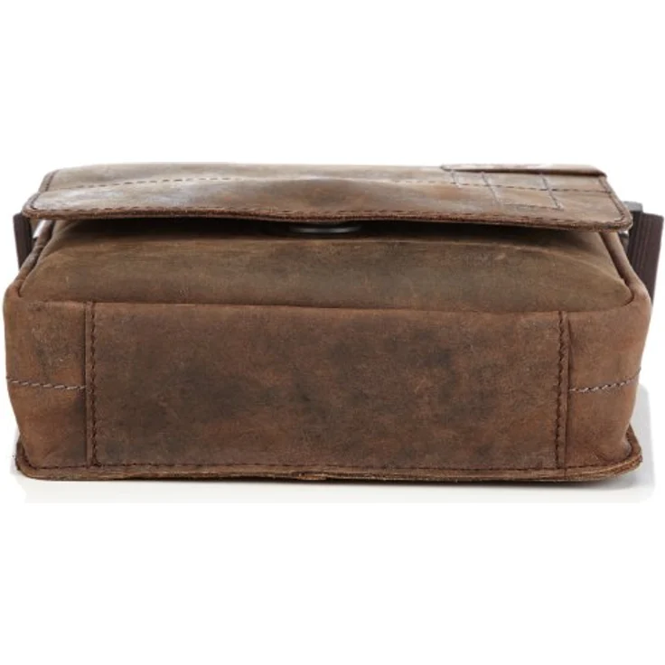 Strellson Richmond, Herren Schultertasche aus Leder mit praktischem Flap-Verschluss, schwarz – Bild 4