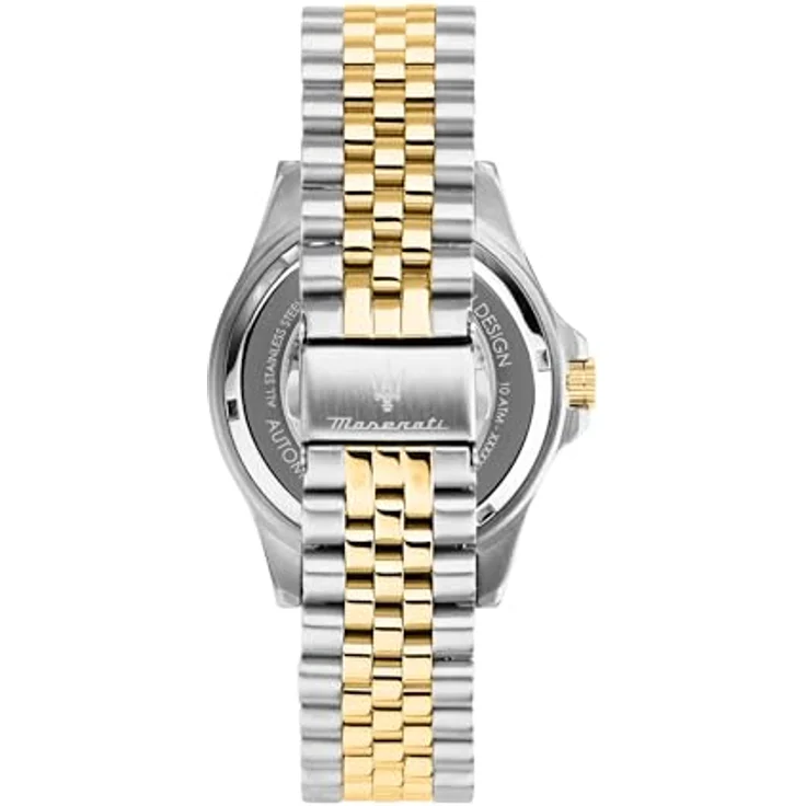 Maserati Herrenuhr, Automatik, Analog, Stahlarmband, Sfida Kollektion - R8823140010, Schwarz – Bild 3