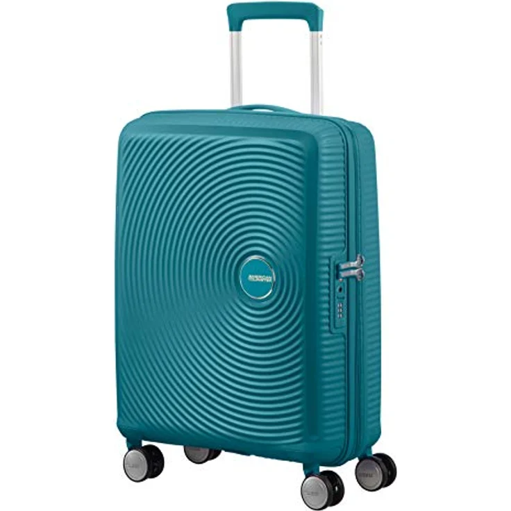 American Tourister Soundbox - Spinner S Erweiterbar Handgepäck, 55 cm, 41 L, Grün (Jade Green) – Bild 1