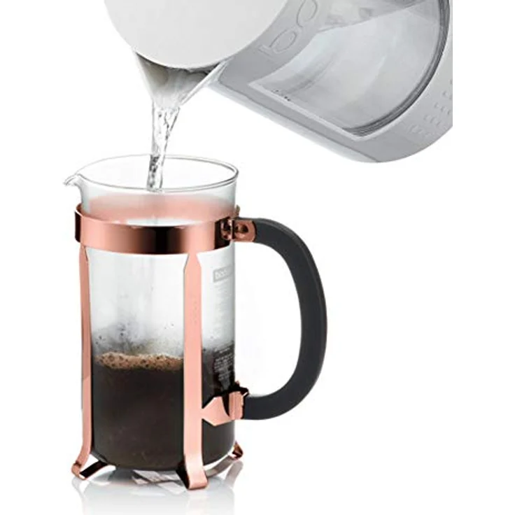 Bodum 1928-18 Chambord Kaffeebereiter, 1,0 L, 34 oz - Kupfer – Bild 4