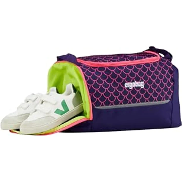ergobag Sporttasche Sporttasche (1-tlg), wasserabweisend und schmutzabweisend, PerlentauchBär - Lila, 20 l Volumen – Bild 3