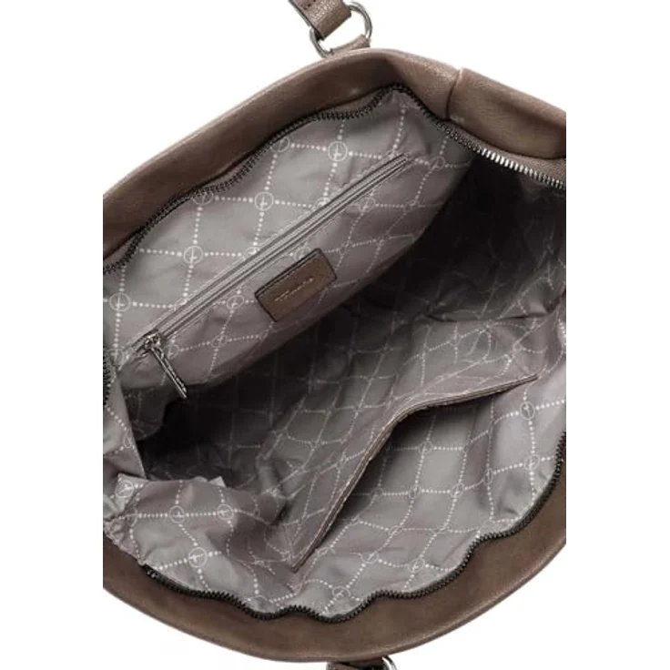 Tamaris TAS Nele Shopper, Uni-Design mit Reißverschluss und Echtleder-Optik, schwarz – Bild 4