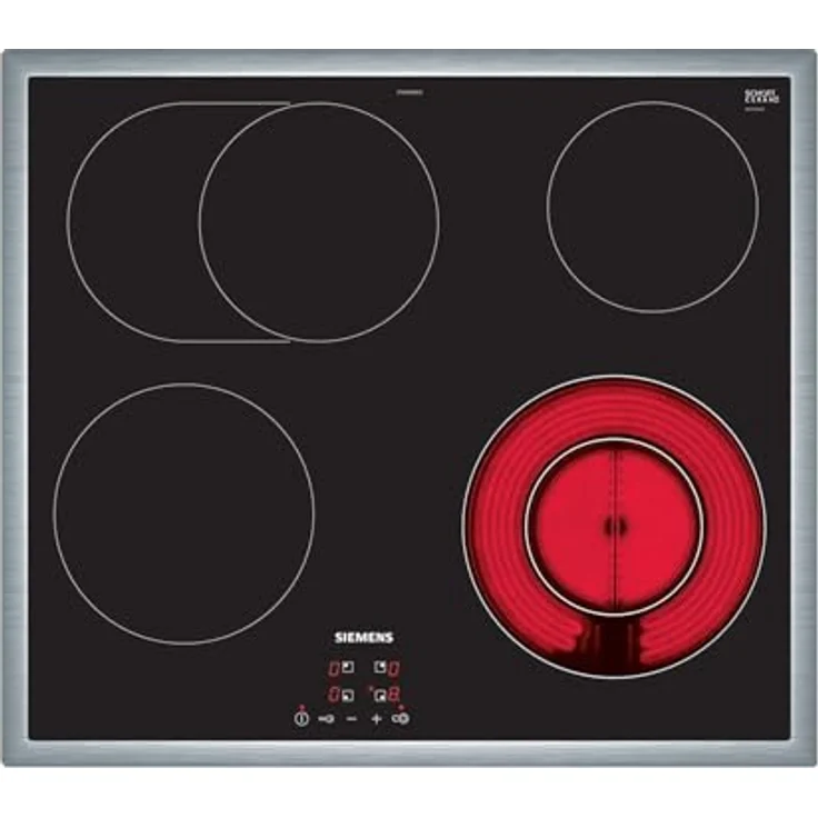 Siemens Set PQ212KA02Z Pyrolyse Backofen Edelstahl HB273ABS3 mit 5 Backofenfunktionen und Glaskeramikkochfeld ET645BNA1E, 60 cm Breite, inkl. Bräterzone und Selbstreinigungsautomatik – Bild 3