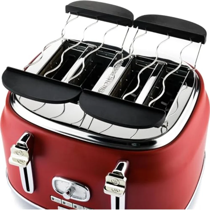 Westinghouse Retroline 4-Schlitz Toaster WKTT809RD Retro rot – Bild 4