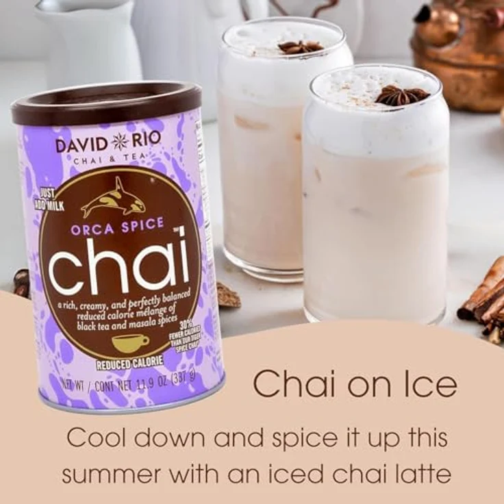 David Rio Orca Spice Chai Pulver, 337 g Tee für cremige Chai-Getränke – Bild 7