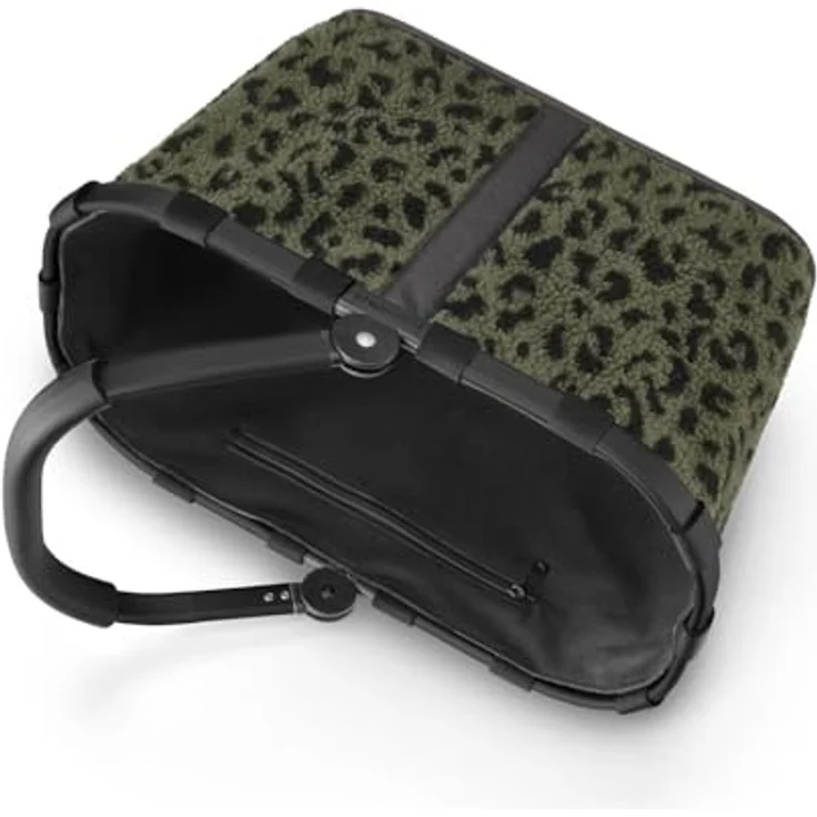 reisenthel Carrybag Shopper Tasche, Einkaufshilfe mit stabilem Aluminiumrahmen, 48 cm, 22 l, Grün – Bild 5