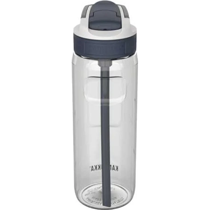 Kambukka Lagoon 750 ml, auslaufsichere Trinkflasche aus bruchsicherem Tritan mit integriertem Strohhalm – Bild 2