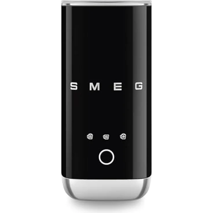 Smeg MFF02BLEU Milchaufschäumer, 3 Programme für heiße und kalte Milch, 50er Jahre Design, blau – Bild 7