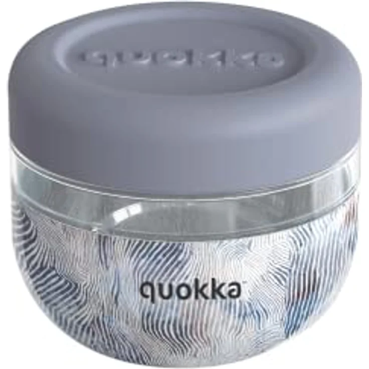 Quokka BUBBLE ZEN, 500 ml Lunchbox aus MS mit silikonhülle, BPA-frei – Bild 1
