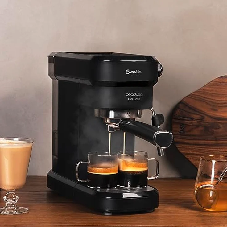 Cecotec Cafelizzia 790 Black Espressomaschine, Siebträgermaschine, mit Dampfdüse, schwarz – Bild 4
