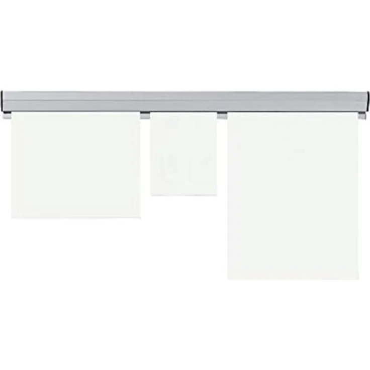 Franken GmbH Papierklemmschiene, 100 x 4 cm, grau, Kunststoff, PKS100