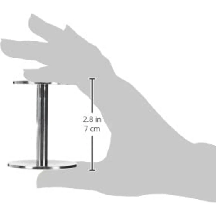 Cilio Espressodrücker aus poliertem Edelstahl, inklusive zwei Stempel: Ø 5 cm und Ø 5,5 cm - Preisvergleich – Bild 5
