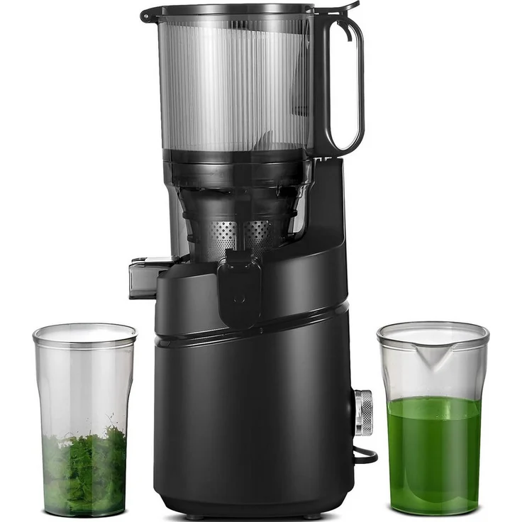 AMZCHEF Zentrifugenentsafter CE-SJ-03OT6, automatischer 1,8 Liter Obst- und Gemüsesaftpresse, 250 Watt, mit Dreifachfilter und Anti-Tropf-Deckel