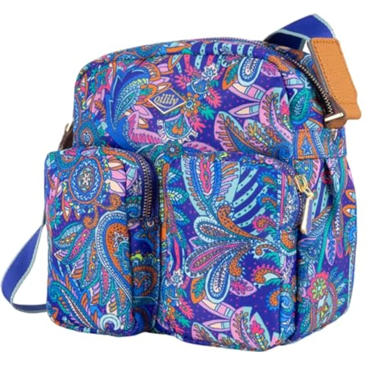 "Oilily Umhängetasche Sabo, Polyester - Robuste Damen-Umhängetasche in zeitlosem Design, mehrere Taschen, verstellbarer Umhängeriemen" – Bild 2
