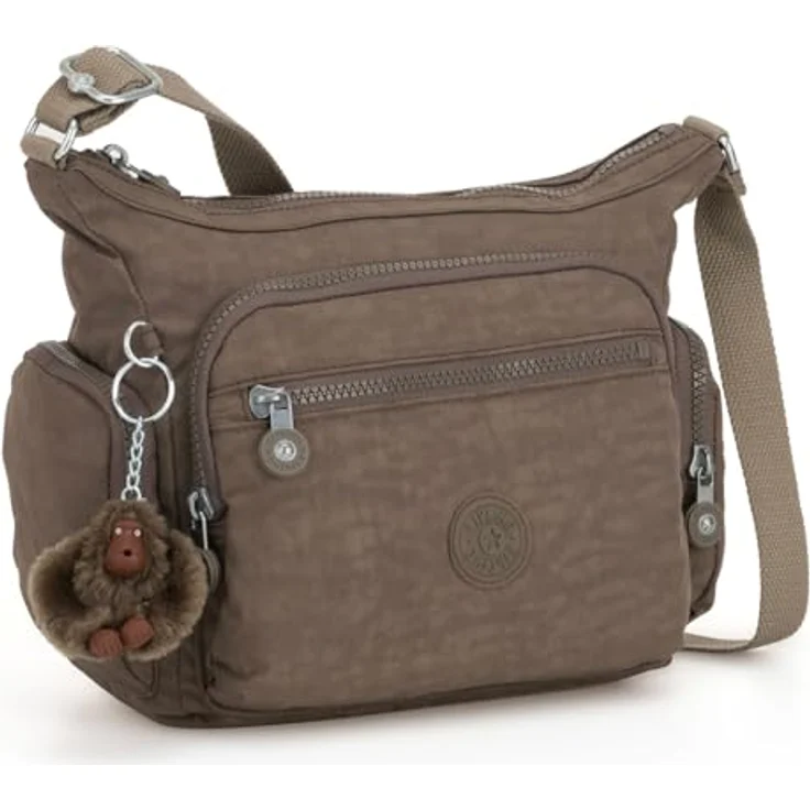 KIPLING Umhängetasche Basic Eyes Wide Open, True Beige, mit verstellbarem Schulterriemen und vielen Fächern – Bild 2