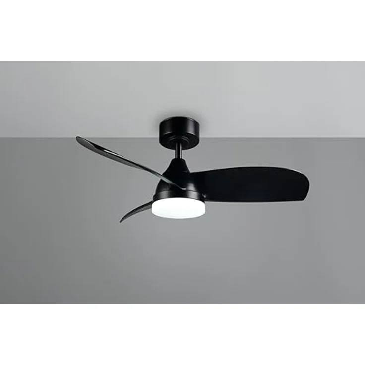 RL LIVE YOUR LIGHT LED Deckenventilator Helsinki R62732132, Kunststoff Schwarz matt, 6 Geschwindigkeiten, Fernbedienung, dimmbar, Timer, Nachtlicht – Bild 3