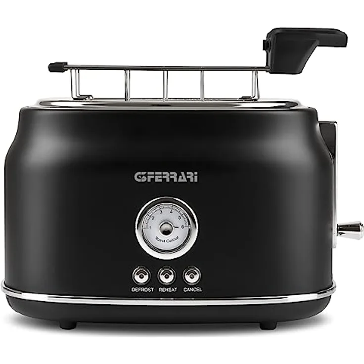 G3 Ferrari G10134-Artista Toaster, 750 W, Edelstahl, Schwarz