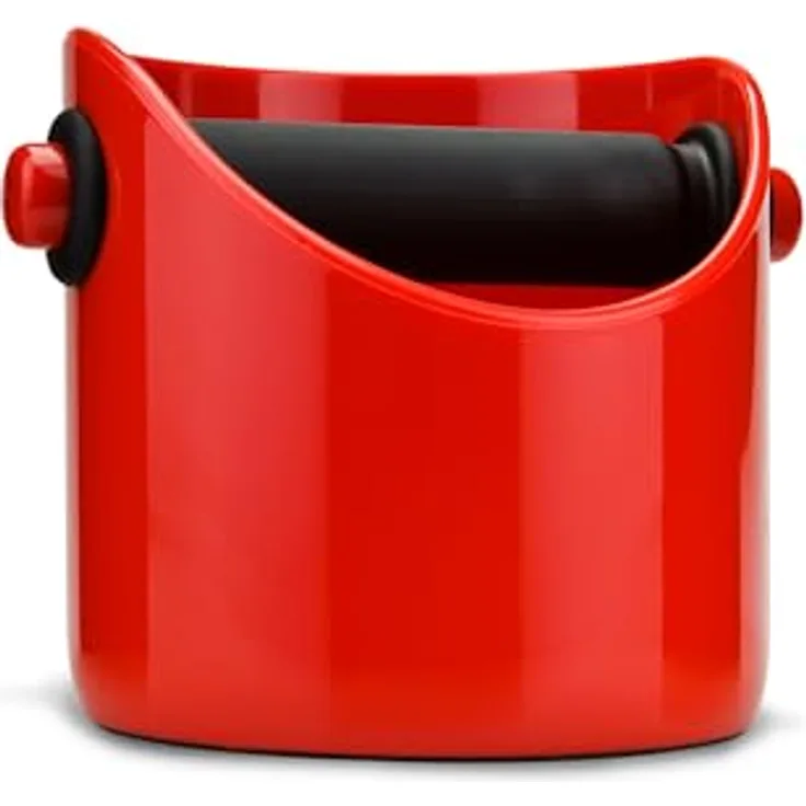 DreamFarm Kaffeesatz-Behälter, rot, spülmaschinenfestes Zubehör für Kaffeemaschinen, 13 cm x 10 cm