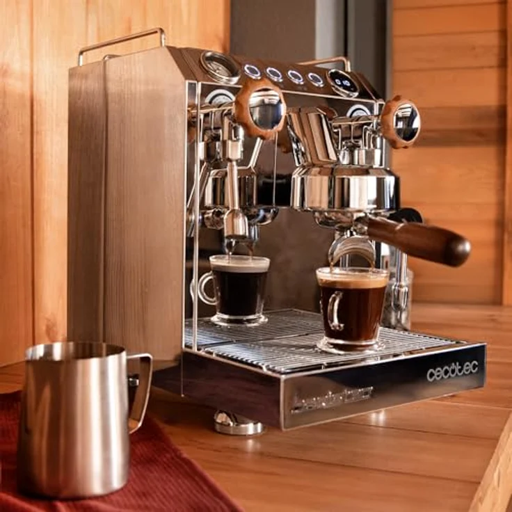 Cecotec Baristeo Classic, Siebträgermaschine mit PID-Steuerung, 15 bar Pumpendruck und 2,5 Liter Wassertank – Bild 4