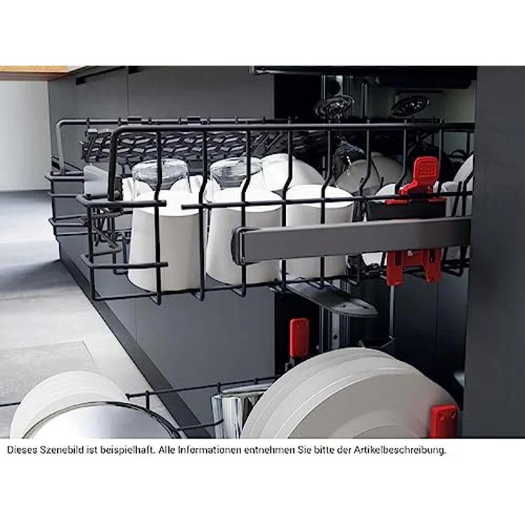 Bauknecht BSUO 3O23 PF X Unterbau-Geschirrspüler, 45 cm Breite, PowerClean, Besteckschublade, Vollwasserschutz, Hygieneprogramm, Sensor-Programm, Kindersicherung – Bild 6