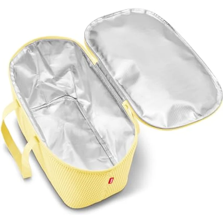reisenthel coolerbag mesh lemon, Kühlbox (20 l) mit hochwertigem Thermo-Innenfutter und abwaschbarem Innenfutter – Bild 3