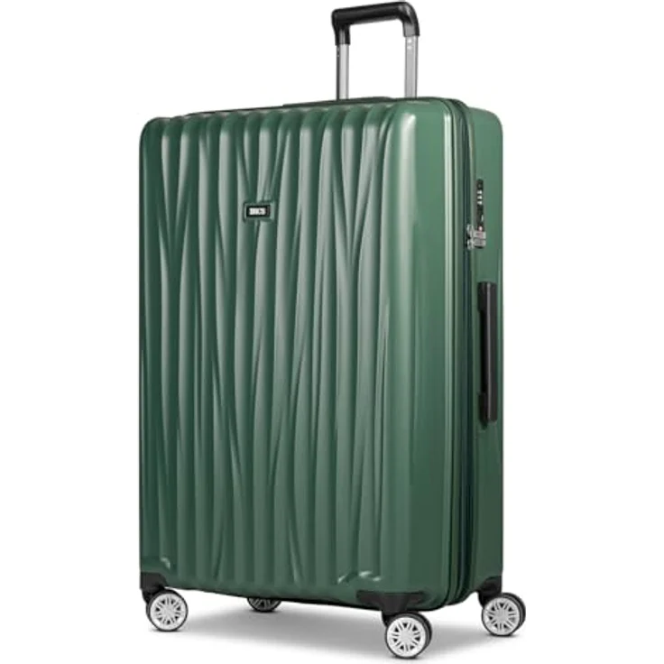 Brics Cervia 2.0, Hartschalenkoffer Trolley L 77 cm, 4 Rollen, Dehnfalte, Grün, (107 l) – Bild 1