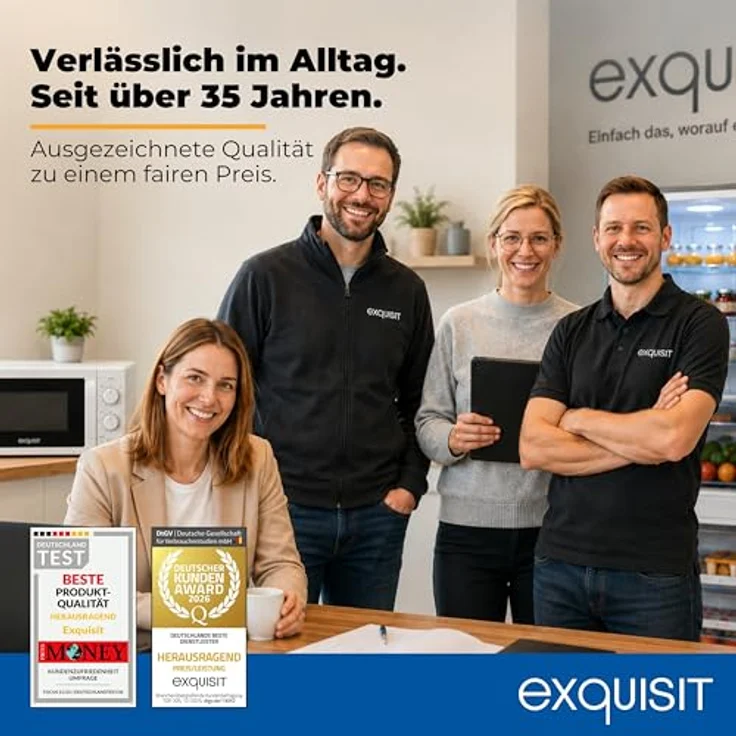 Exquisit GS512-040E Gefrierschrank, freistehend, weiß, Energieklasse E – Bild 9