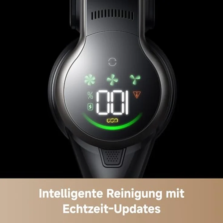 MOVA S2 Stielsauger, Akkubetrieb mit 460 Watt, 25.000 Pa Saugkraft, 60 Minuten Akkulaufzeit, 5-stufiges Filtersystem und integriertes LED-Display – Bild 8