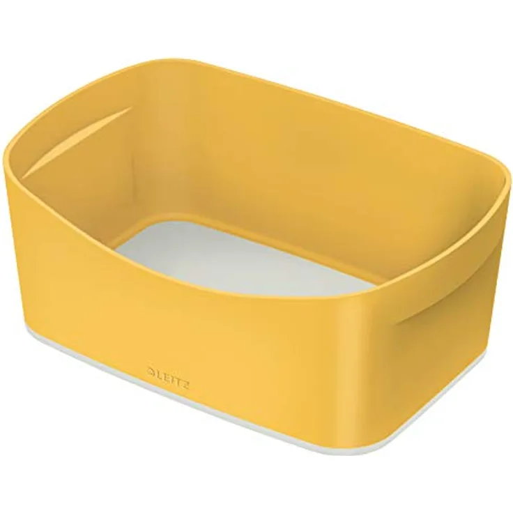 Leitz MyBox Aufbewahrungsbox, Warmes Gelb, Cosy-Serie, 52640019