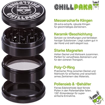 Home Coast Keramik Grinder 4-teilig - Edle Kräutermühle